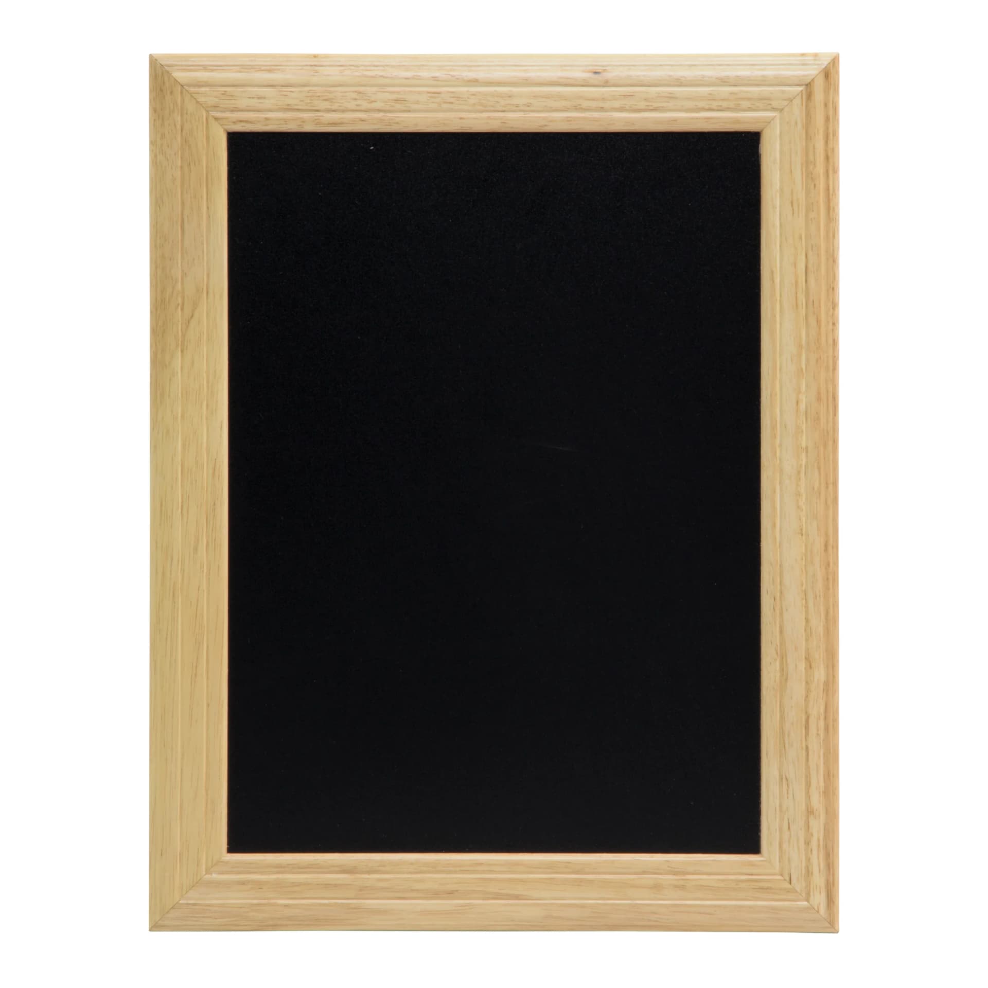 Securit® Ardoise murale "Universal" - Bois finition hêtre laqué - 30x40cm - Fin de série