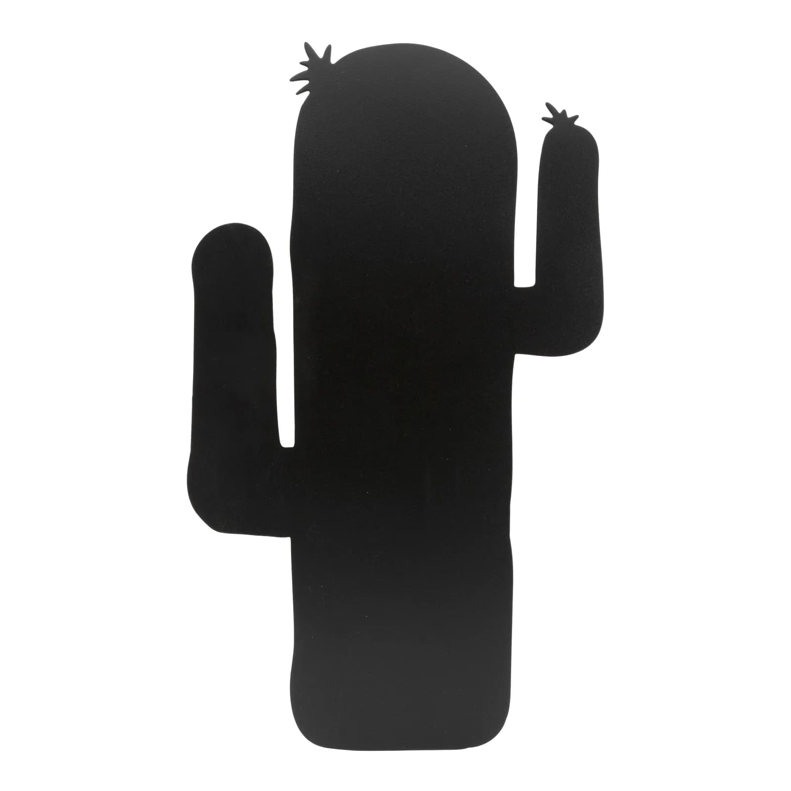 Securit® Ardoise murale - Silhouette Cactus - Feutre-craie et kit velcro pour accrochage mural inclus - Fin de série