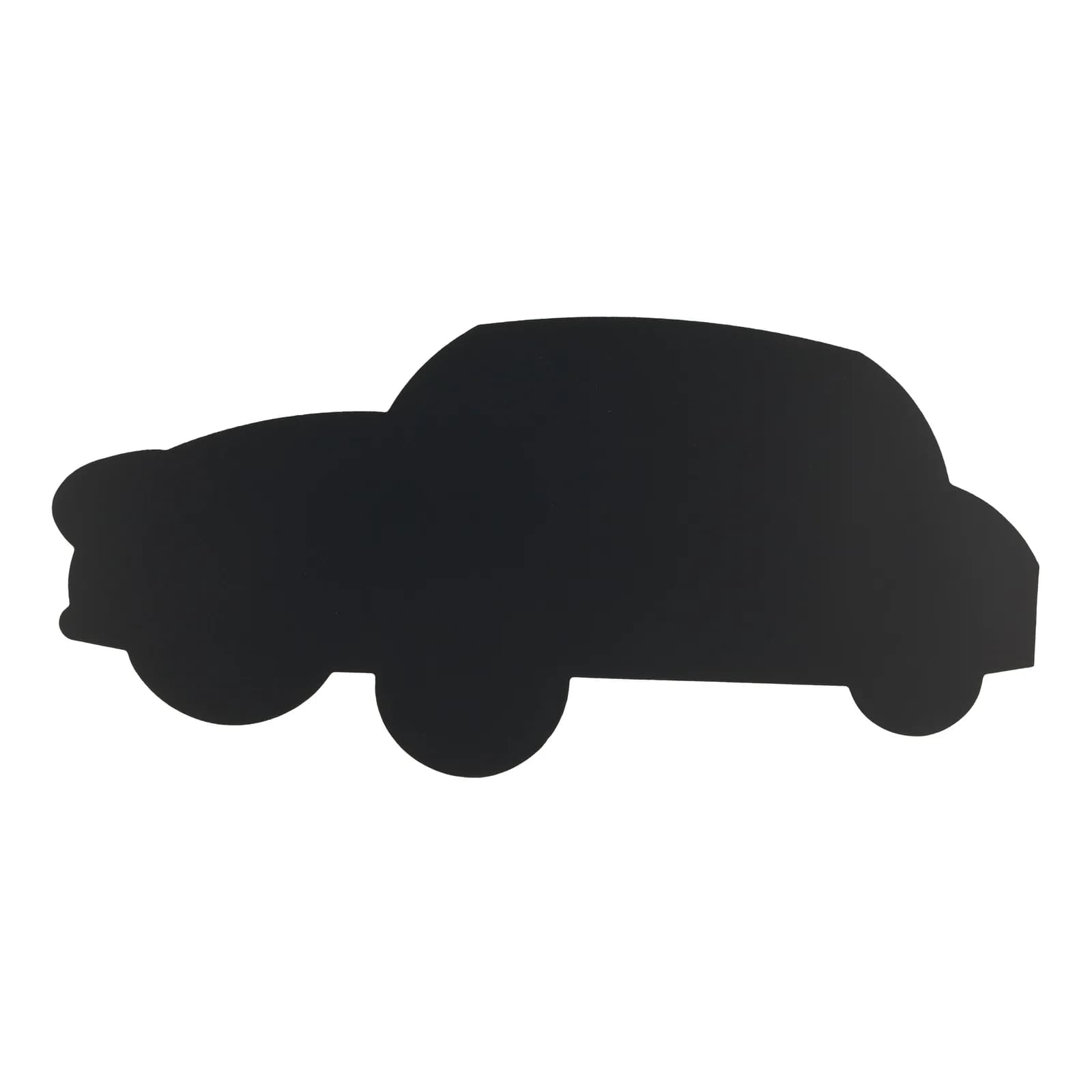 Securit® Ardoise murale - Silhouette Voiture - Feutre-craie et kit velcro pour accrochage mural inclus