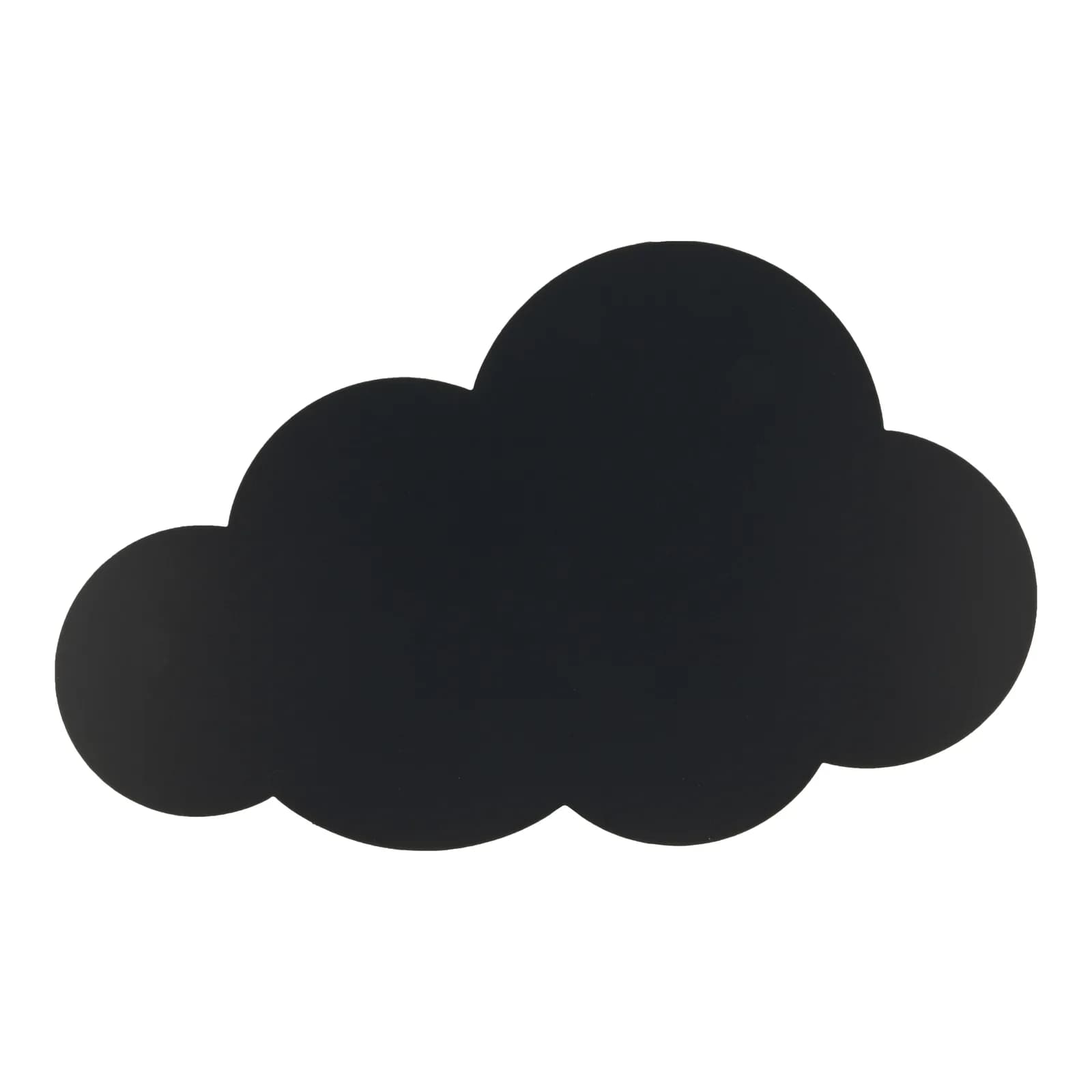 Securit® Ardoise murale - Silhouette Nuage - Feutre-craie et kit velcro pour accrochage mural inclus - Fin de série