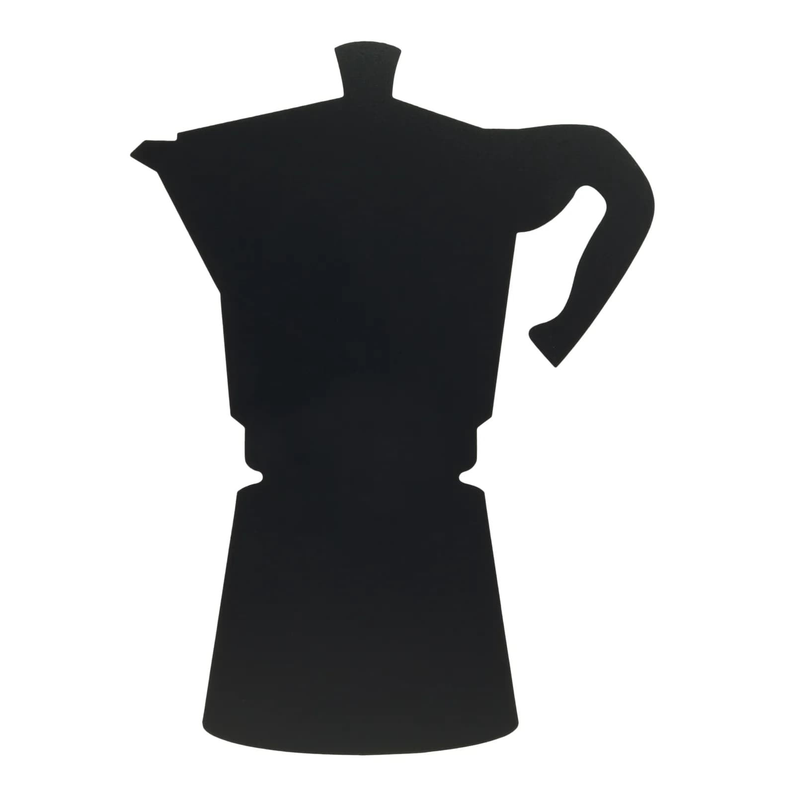 Securit® Ardoise murale - Silhouette Cafetière - Feutre-craie et kit velcro pour accrochage mural inclus - Fin de série