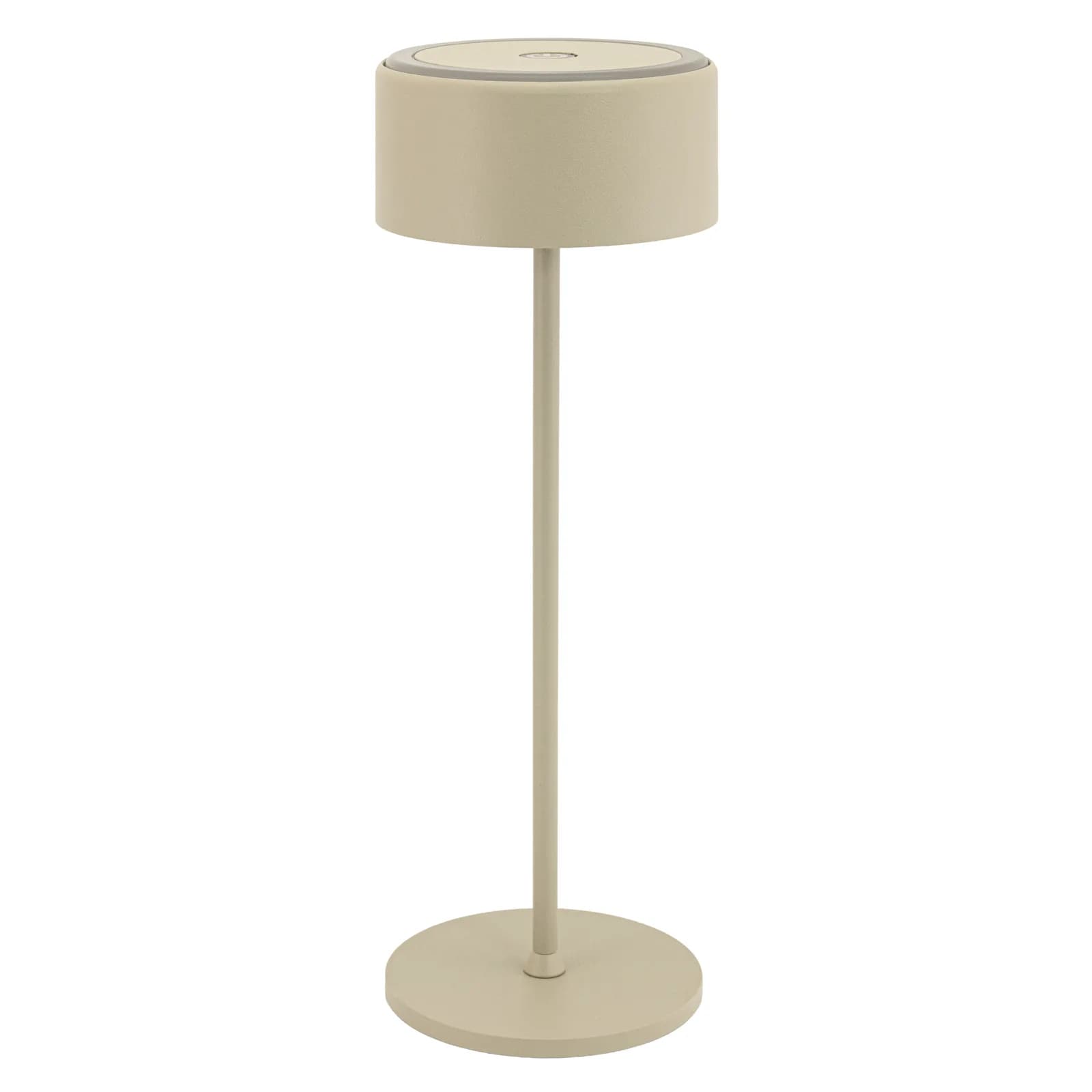Securit® Lampe de table LED sans fil "Signature" - Sable - Intérieur/Extérieur