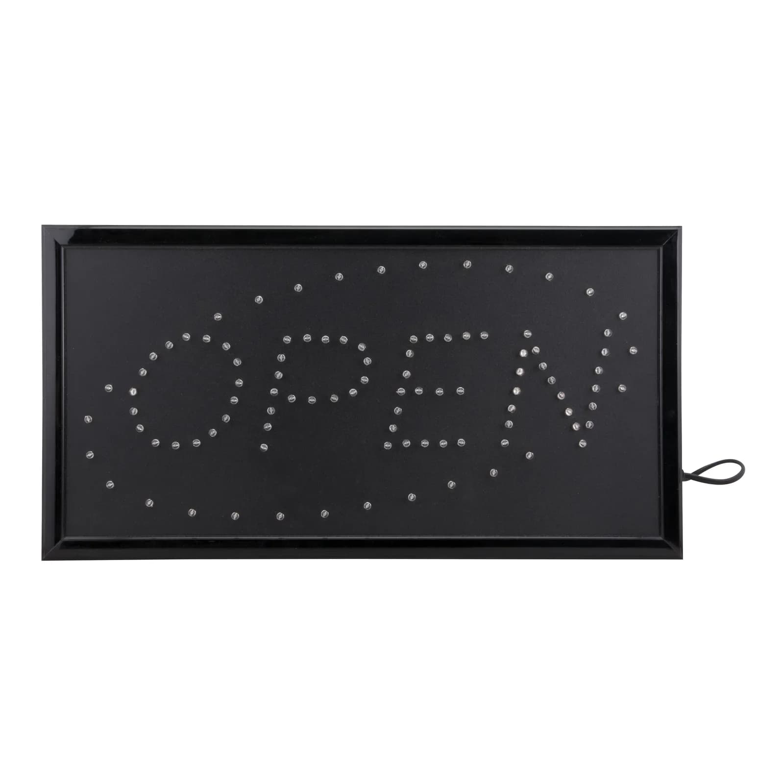 Securit® Enseigne LED  "Open" - Lumière LED RGB avec différents programmes - 220 V AC adaptateur - Câble de 130cm