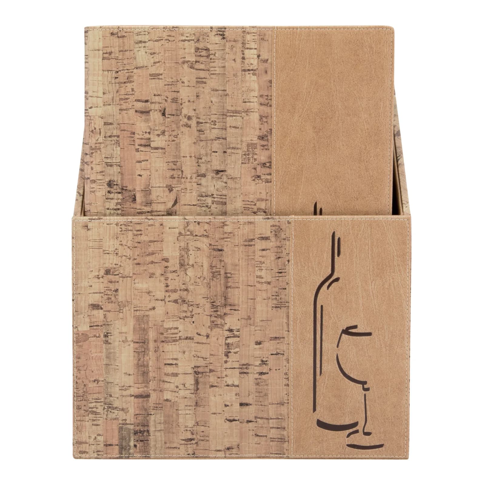 Securit® Boite contenant 10 Protège-menus carte des boissons A4 "Design" - Liège - 4 vues