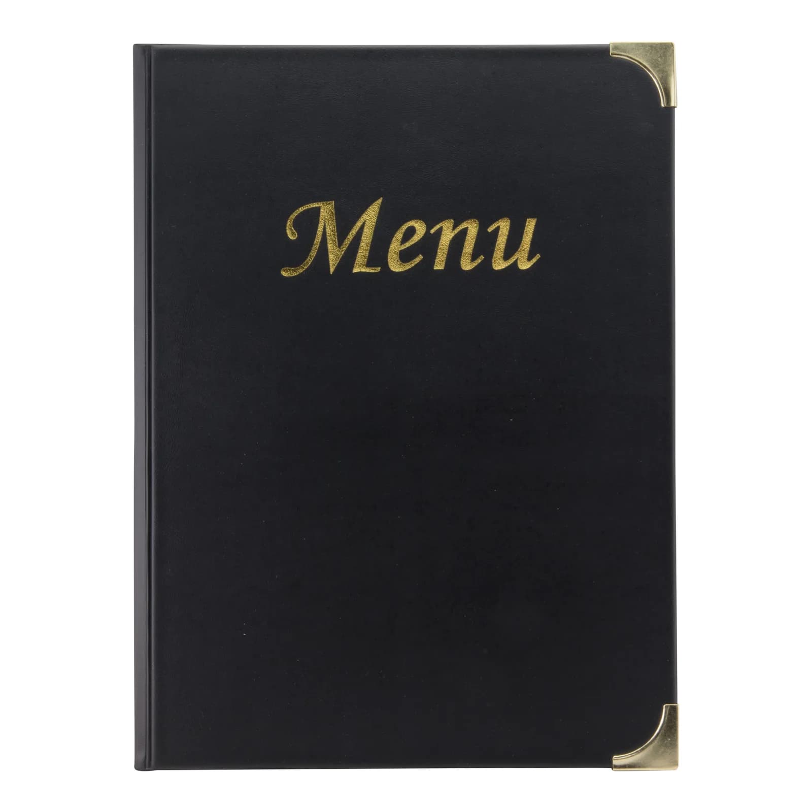 Securit® Protège-menu A4 "Basic" - Noir - 4 vues