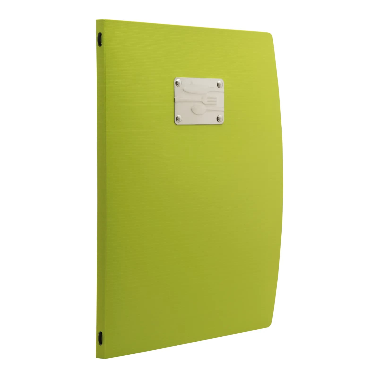 Securit® Protège-menu A4 "Rio" - Vert - Plaque avec couverts incluse - 4 vues