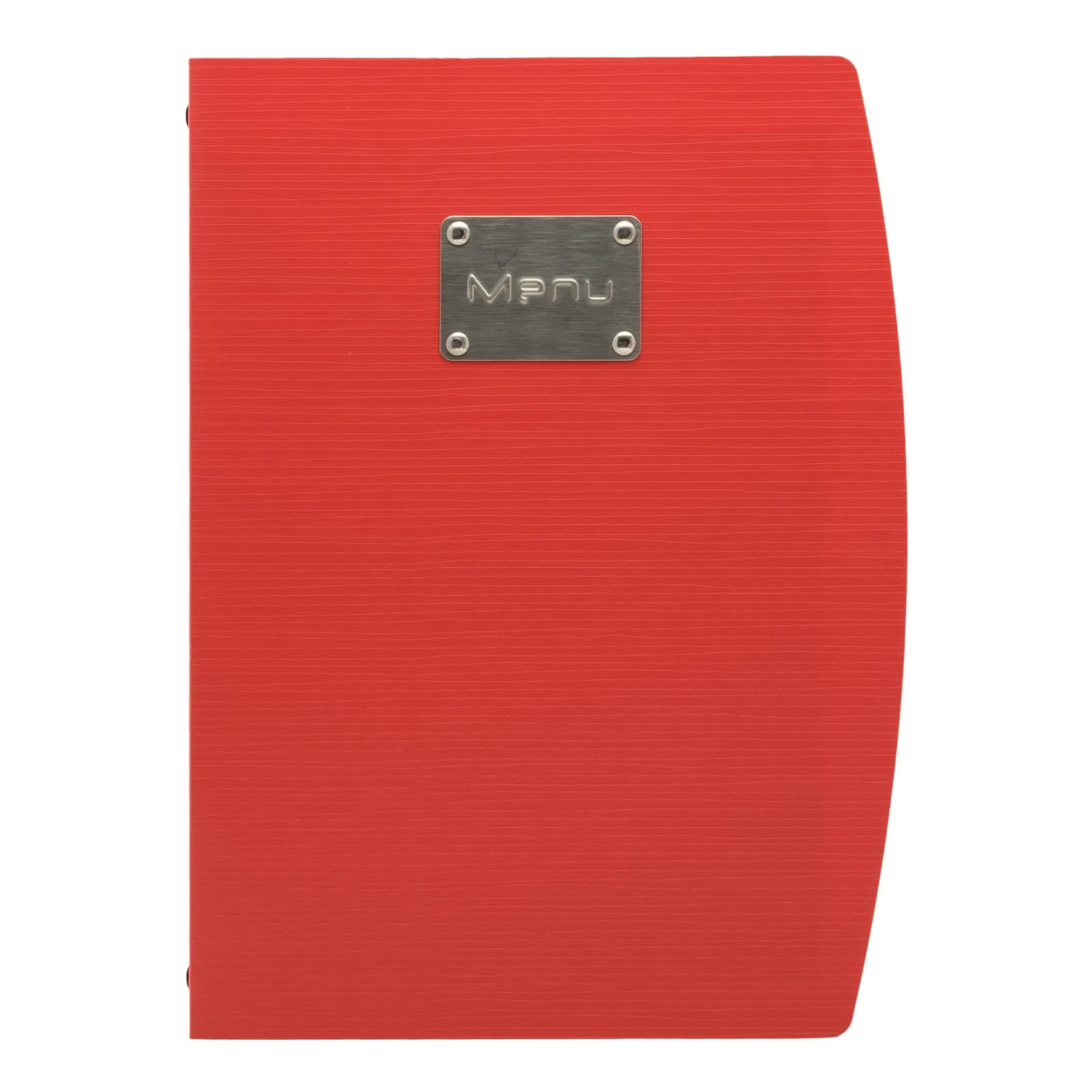 Securit® Protège-menu A4 "Rio" - Rouge - Plaque "Menu" incluse - 4 vues