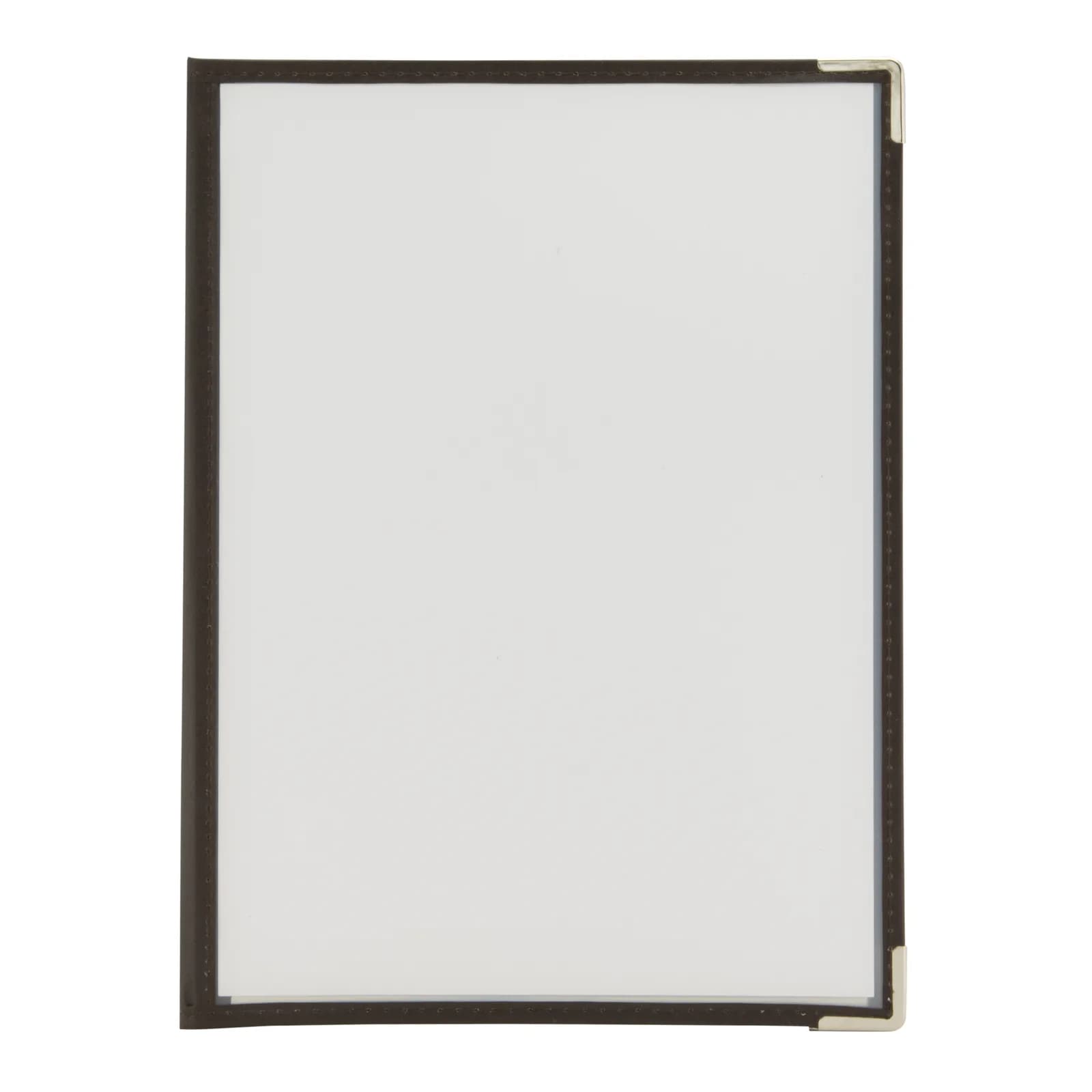 Securit® Lot de 3 Protège-menus A4 "Crystal" - Transparent - 4 vues