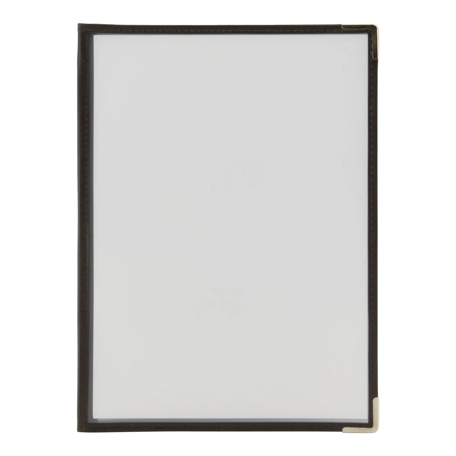 Securit® Lot de 3 Protège-menus A4 "Crystal" - Transparent - 6 vues