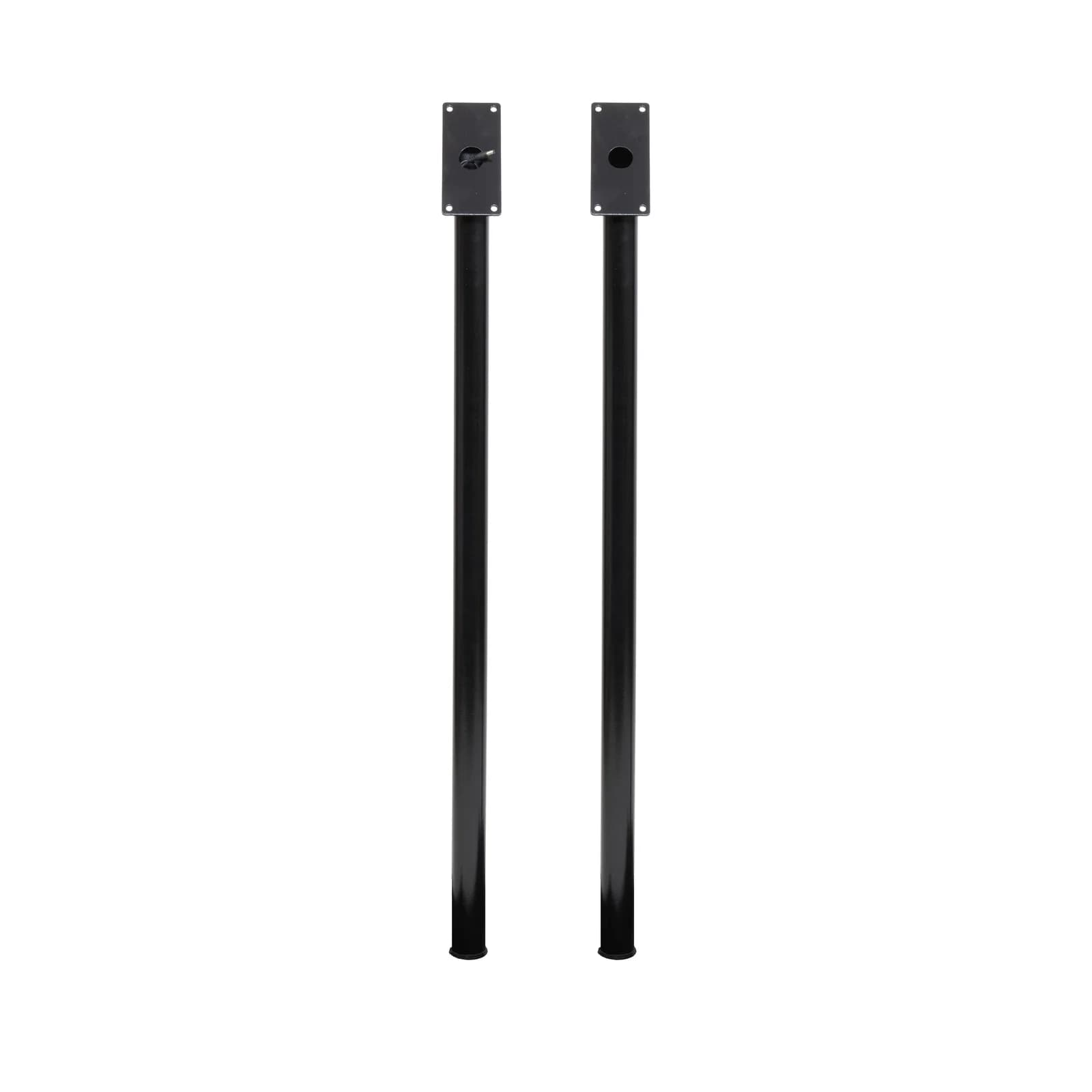 Securit® Pied pour Présentoir porte-menu LED "Black Star XXL" - Acier vernis noir - 110 cm (Socle MCS-BA-BL2 non inclus)