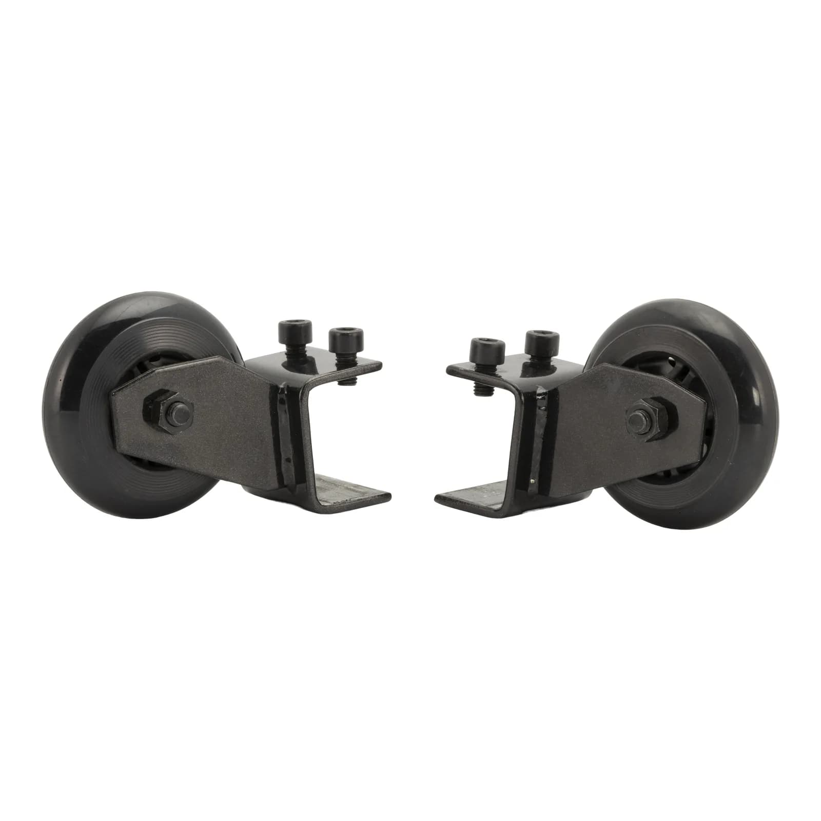Securit® Paire de Roulettes pour Présentoirs porte-menu - Noir