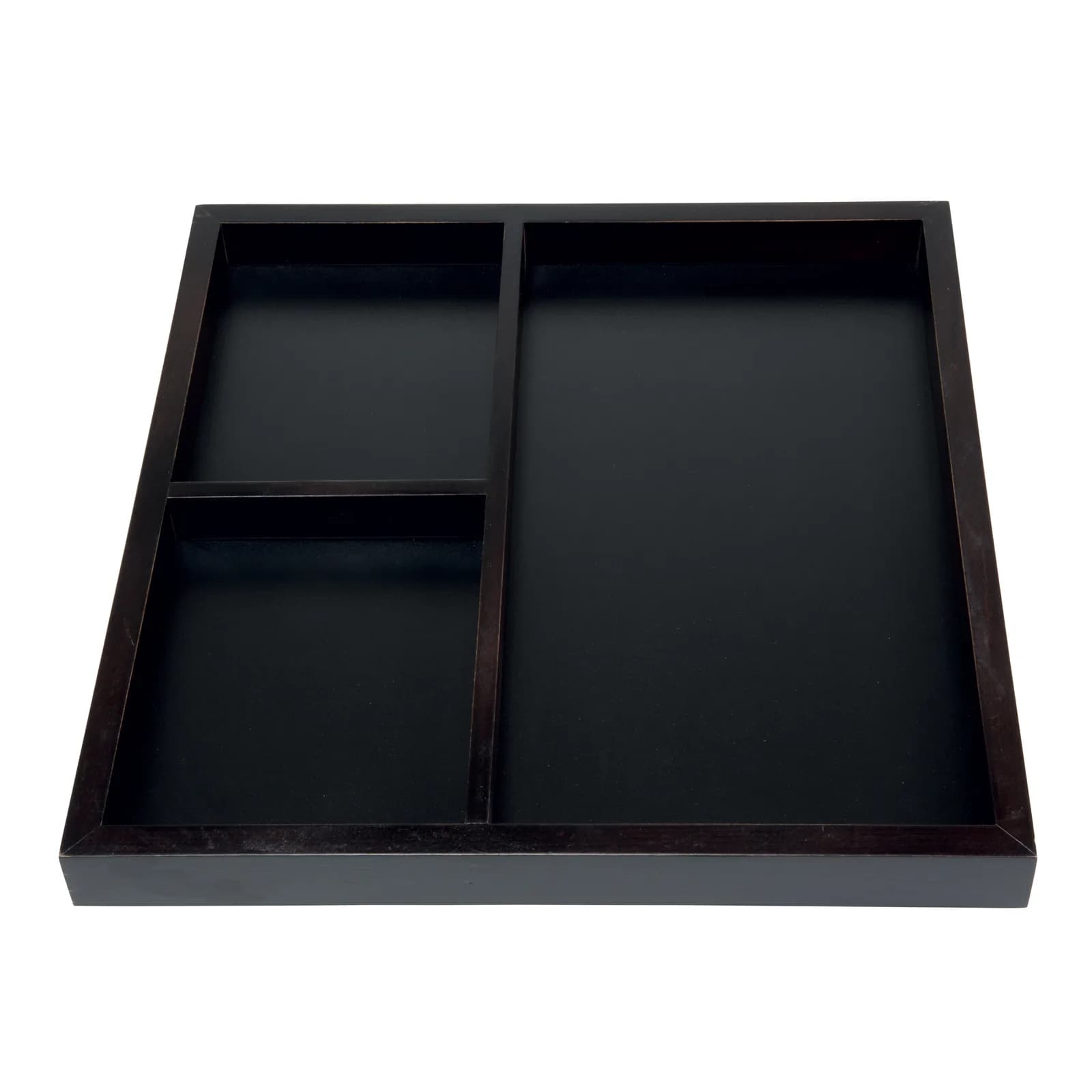 Securit® Plateau Ardoise - Surface d'écriture avec trois compartiments 
