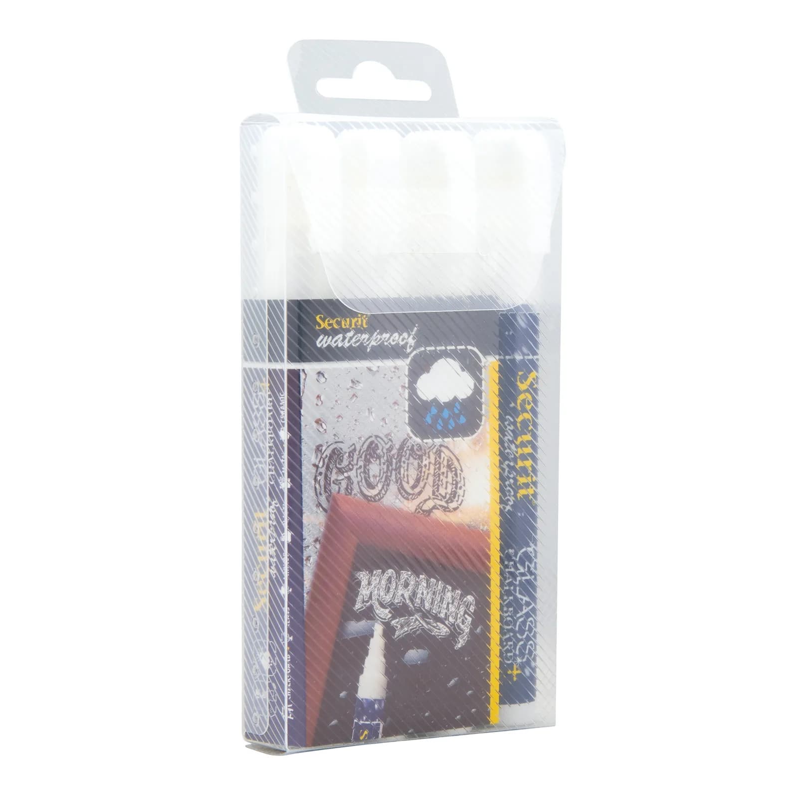 Securit® Lot de 4 Feutres-craie à encre liquide Waterproof - Blanc - Taille de mine 2-6mm biseautée