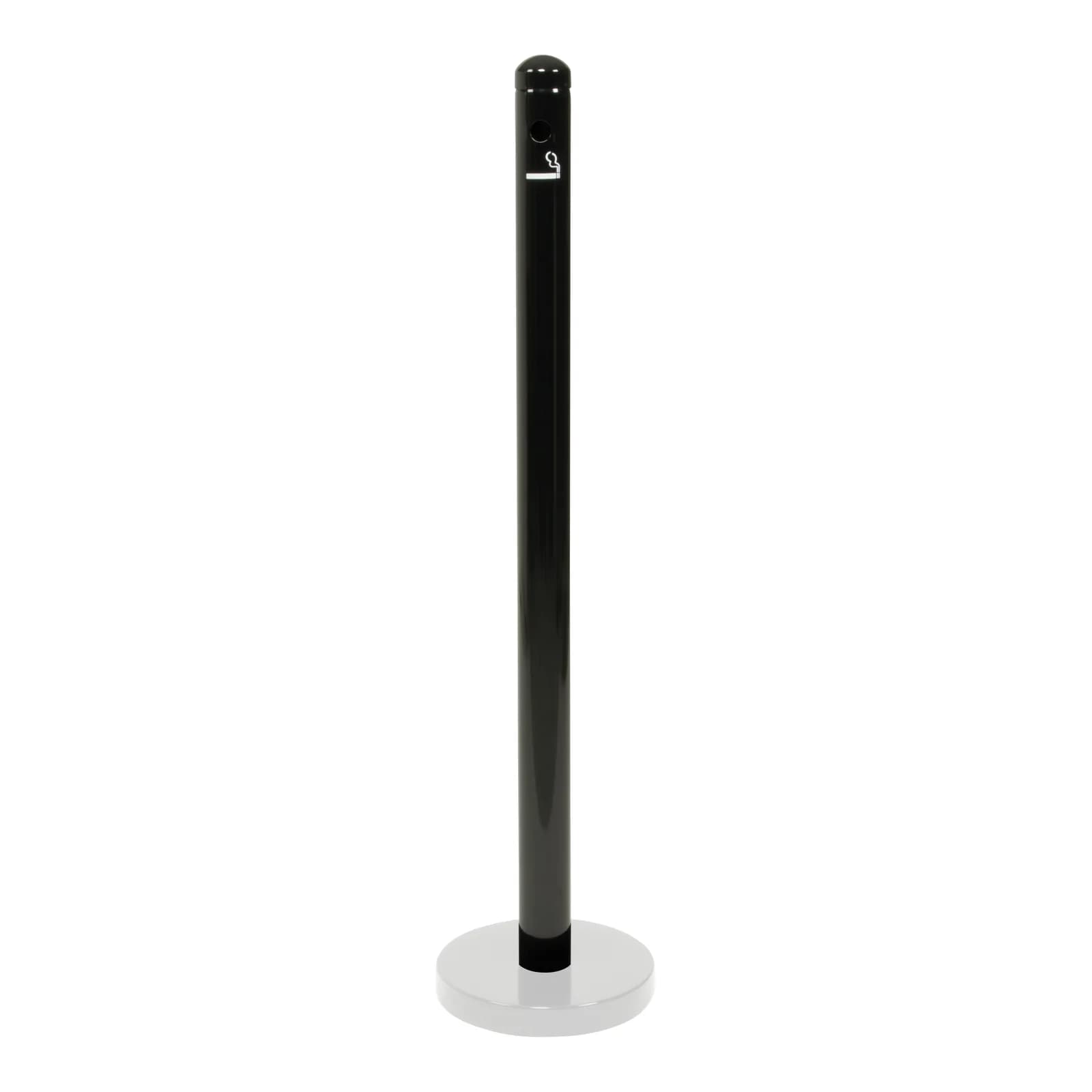 Securit® Pied Cendrier - Noir - 100cm (Socle SP-BL-SM-F1 non inclus)