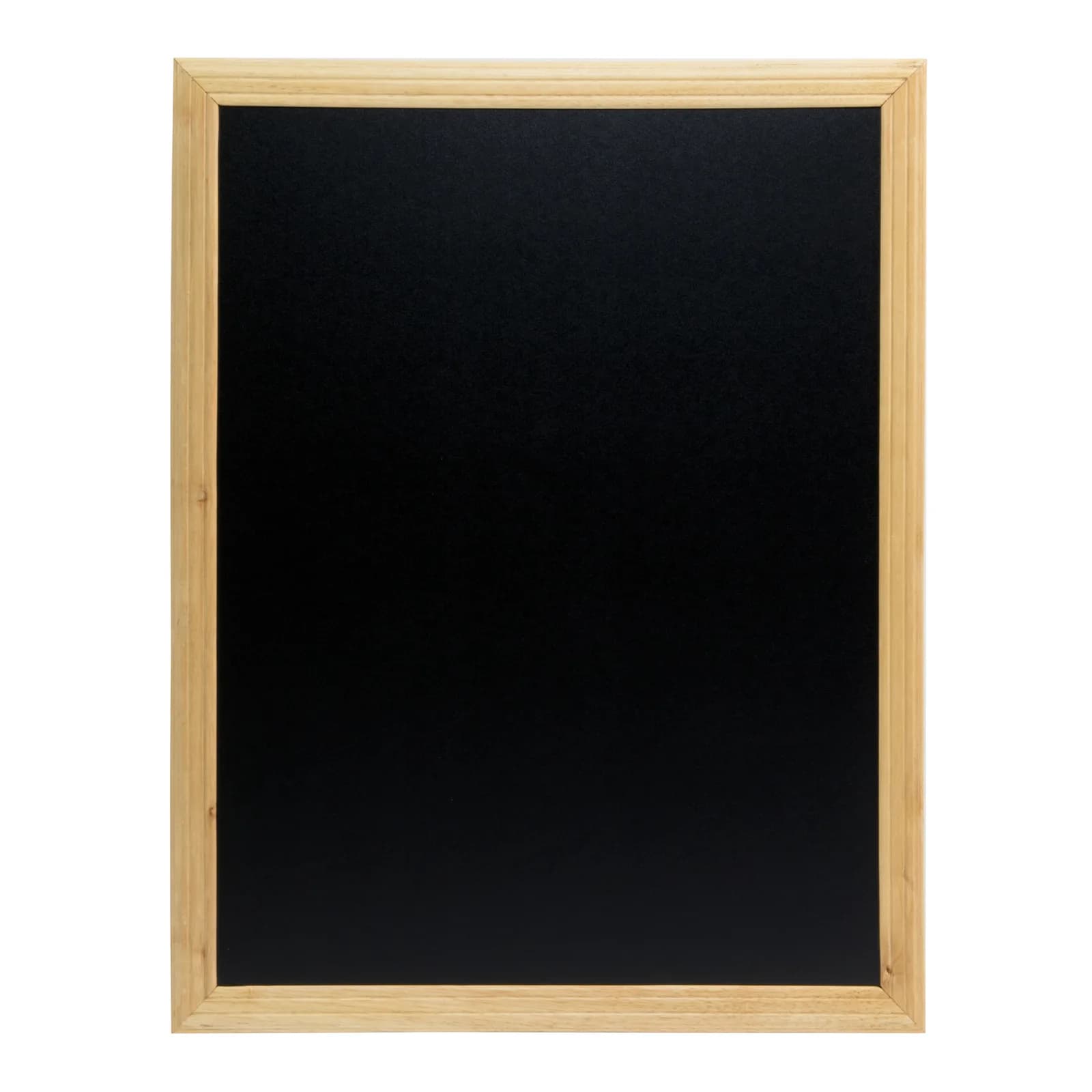 Securit® Ardoise murale "Universal" - Bois finition hêtre laqué - 70x90cm - Fin de série