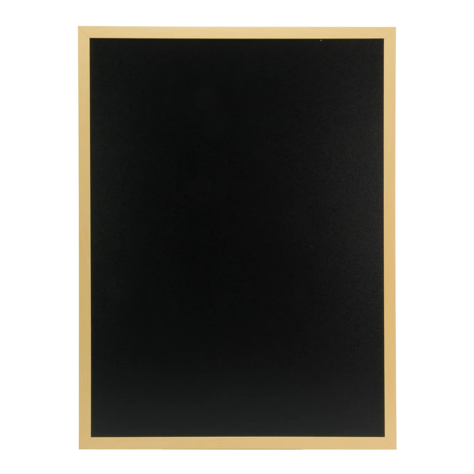 Securit® Ardoise murale "Woody" - Bois finition teck laqué - Feutre-craie et kit de montage inclus - 60x80cm