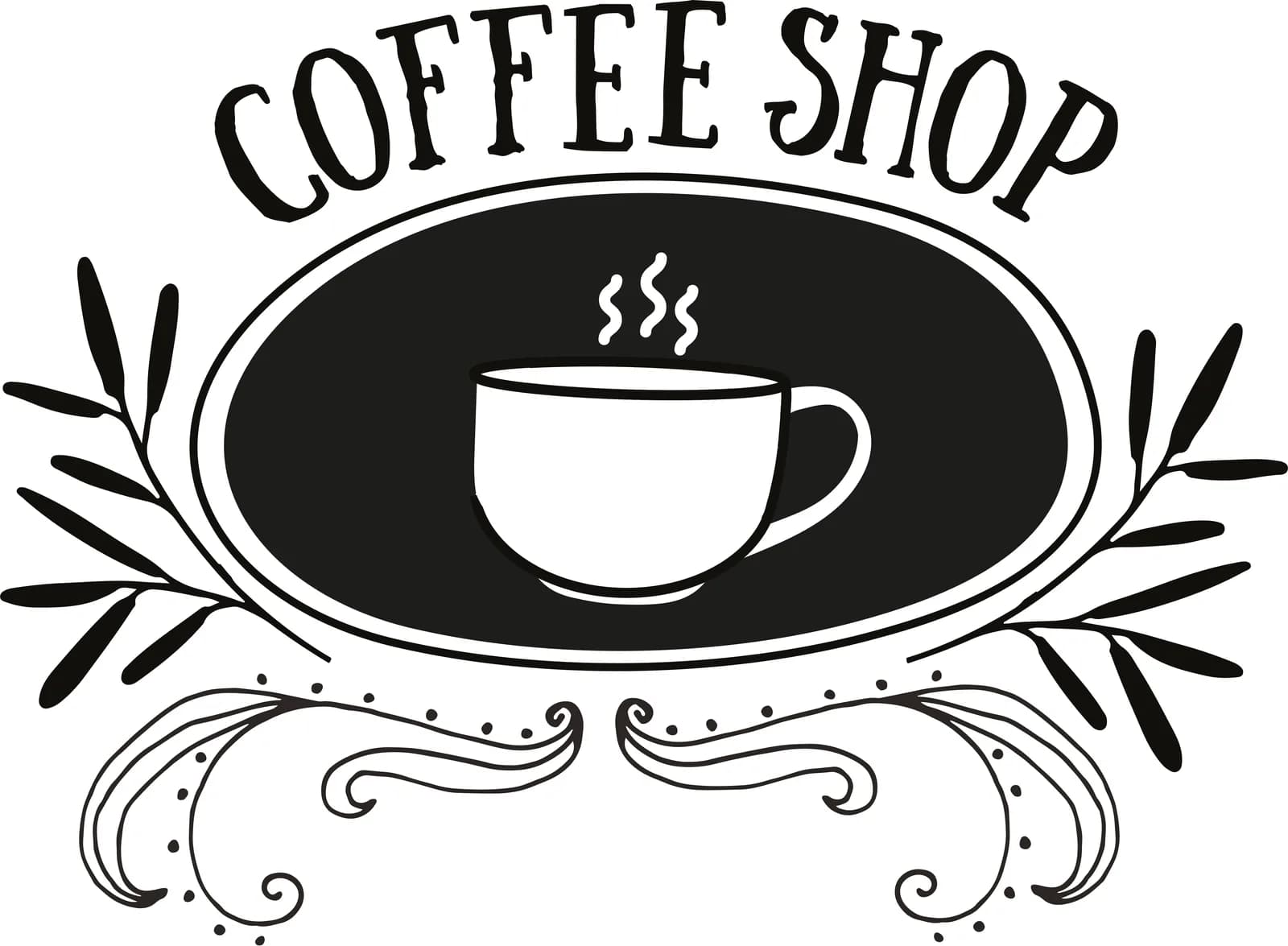 Securit® Lot de 3 Pochoirs pour Fenêtre A2 - Thème Café - Feutre-craie inclus - Fin de série