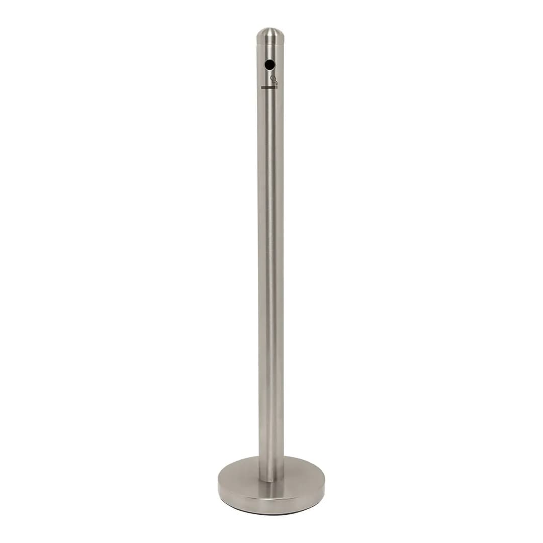 Securit® Cendrier - Chrome - Ensemble pied + socle - 105cm